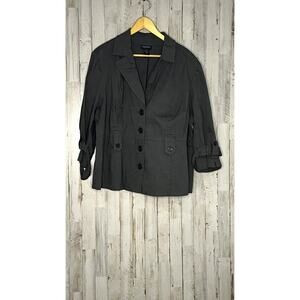 Lane Bryant Women's Plus Size‎ 22 Gray Blazer Jacket Business Casual